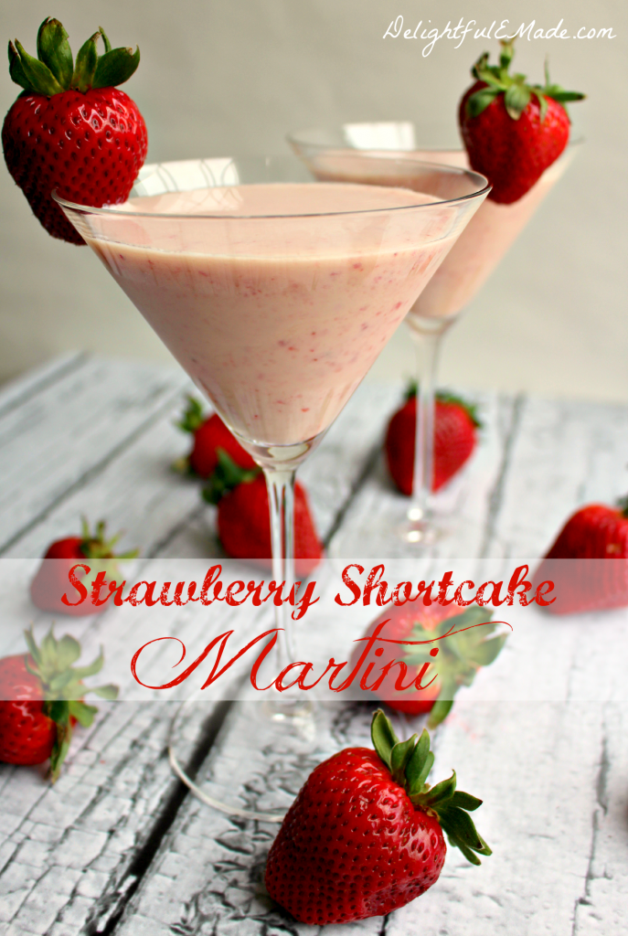 The perfect strawberry cocktail! Made with strawberry puree, cake flavored vodka and cream liquor, it packs a punch but also has a creamy, sweet texture that is sure to please.