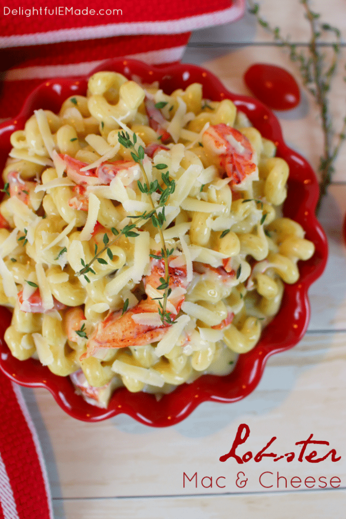 Comfort food at its best! With a delicious three-cheese sauce, big chunks of fresh lobster, and al dente pasta, this Lobster Mac and Cheese is the perfect dinner any night of the week!