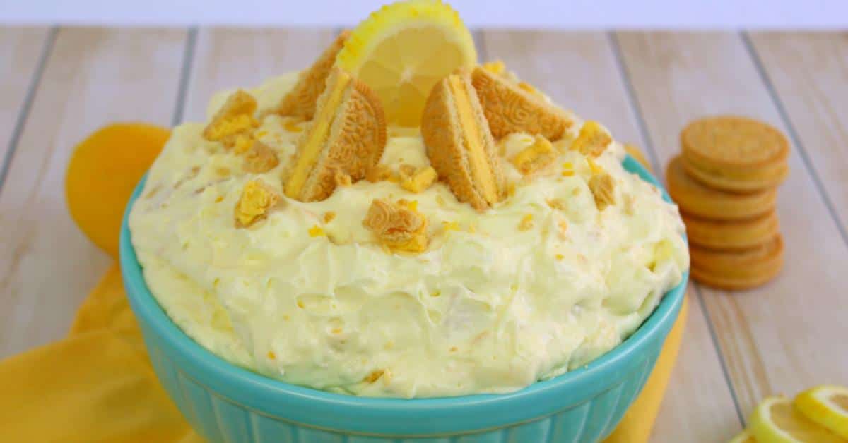 Lemon Oreo Fluff Salad Delightful E Made