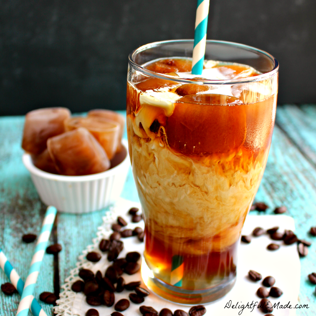 Easy Iced Coffee by DelightfulEMade.com