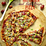 BBQ Chicken and Red Grape Pizza