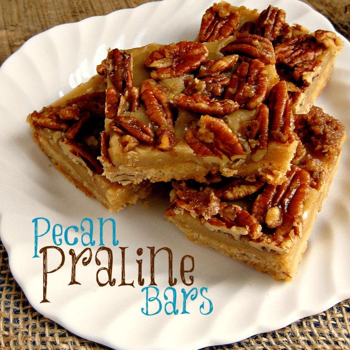 Pecan Praline Bars