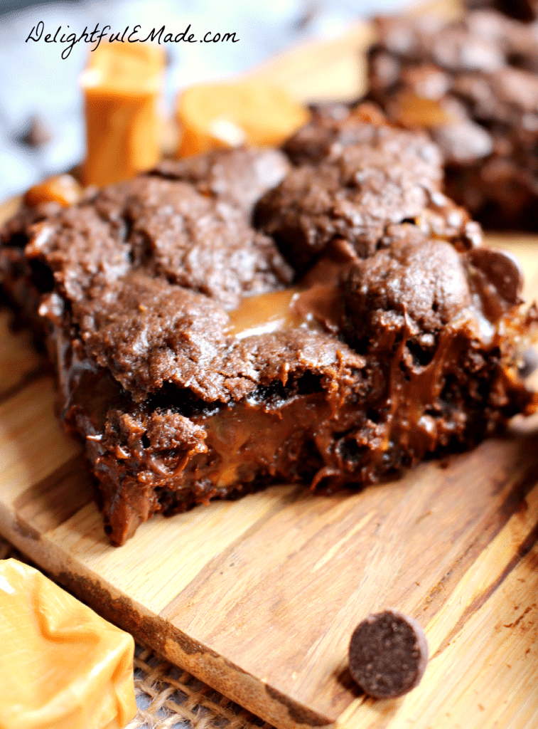 Made with a cake mix, this super chocolaty Double Chocolate Turtle Bars are just as easy as they are delicious! Loaded with lots of chocolate, caramel, and pecans, these bars are amazing anytime you're in the mood for a sweet treat!