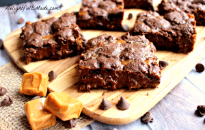 Made with a cake mix, this super chocolaty Double Chocolate Turtle Bars are just as easy as they are delicious! Loaded with lots of chocolate, caramel, and pecans, these bars are amazing anytime you're in the mood for a sweet treat!