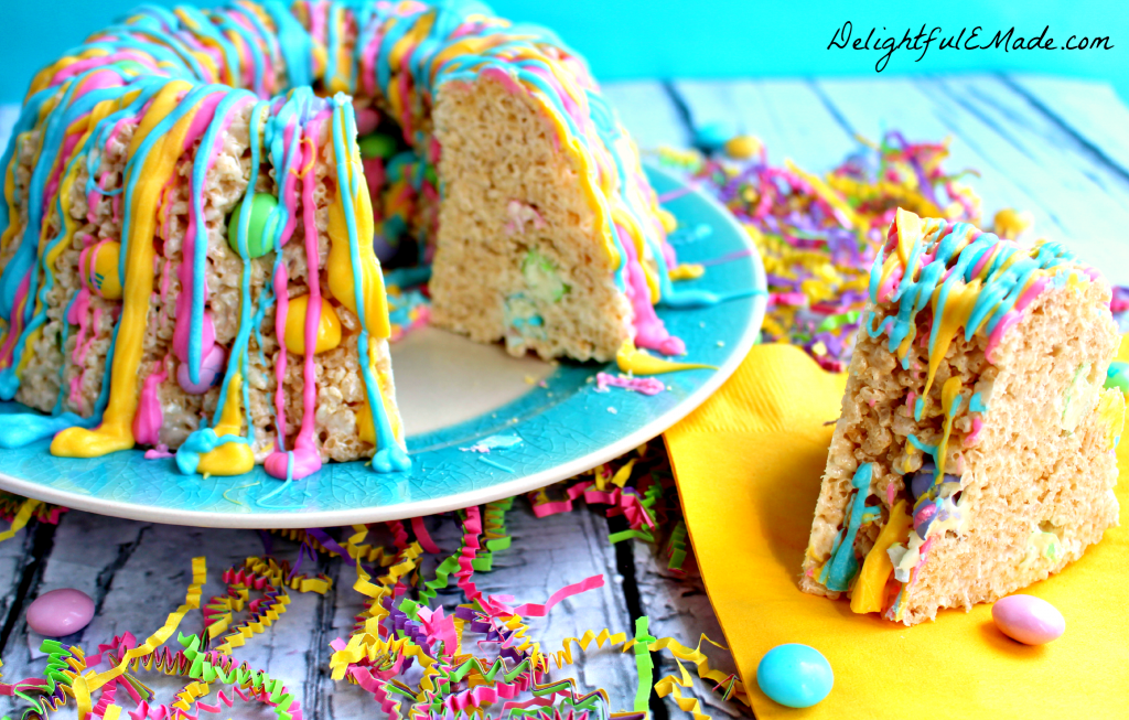 Floral Rice Krispie Cake - The Merrythought