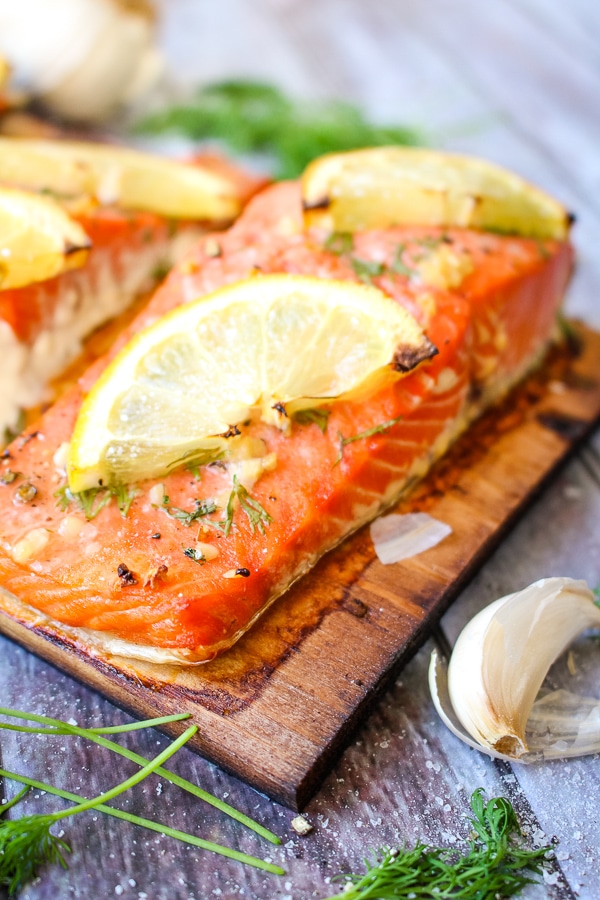 Grilled Cedar Plank Salmon | The BEST Cedar Plank Salmon Recipe!