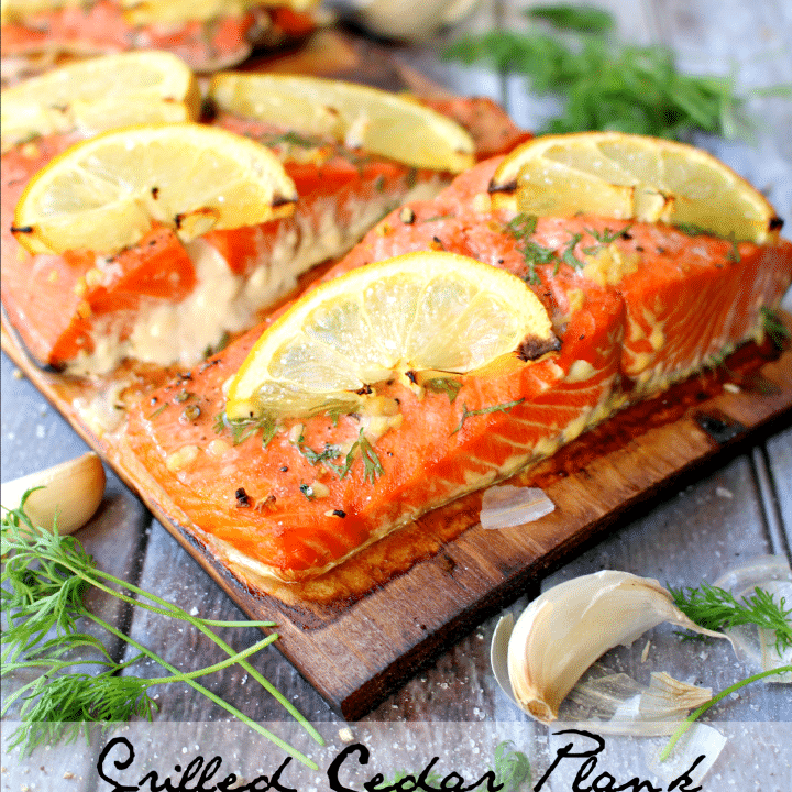 Cedar grilled outlet salmon