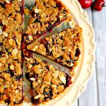 Cherry Almond Crumble Tart