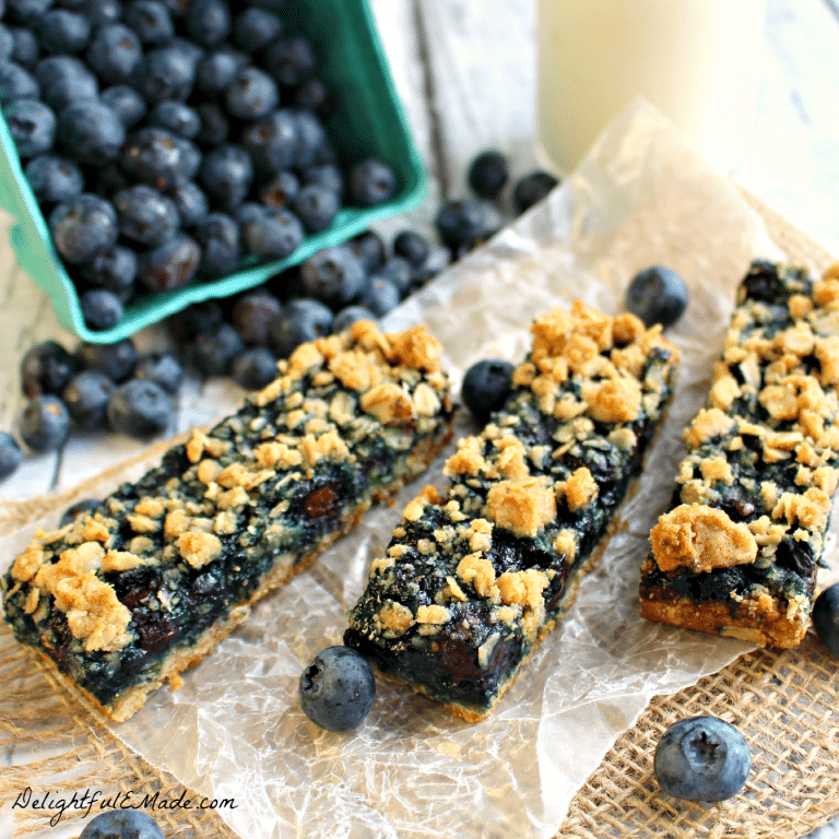 Blueberry Oatmeal Breakfast Bars | Must-Try Homemade Breakfast Bar Recipes