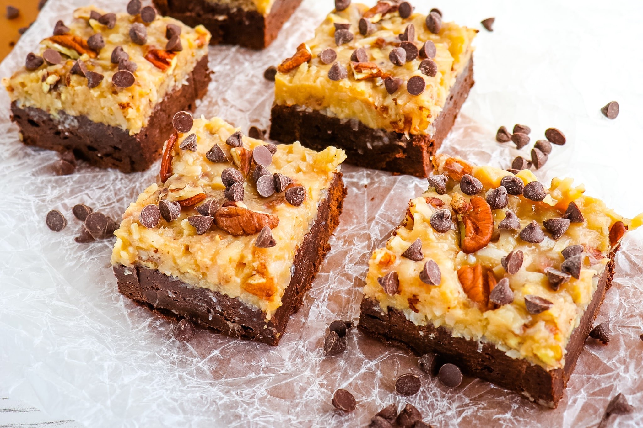 The BEST Homemade German Chocolate Brownies Delightful E Made