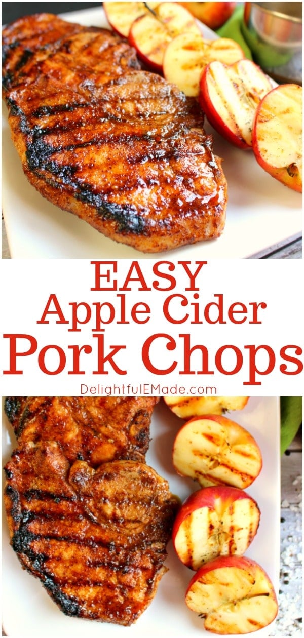 Apple Cider Glazed Pork Chops - AMAZING Grilled & Glazed Pork Chops!
