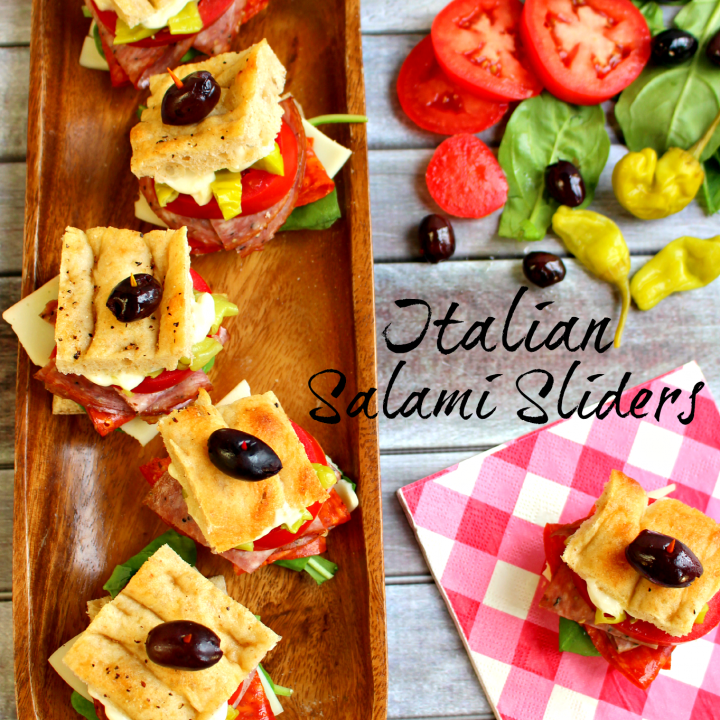 Italian Salami Sliders by DelightfulEMade.com