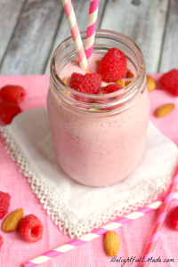 This smoothie is not only pretty, its loaded with protein and calcium and packed with flavor. The perfect breakfast to start your day!