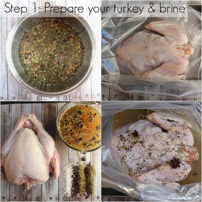 I'll show you how to cook a moist turkey in just three easy steps. I'll show you how to brine a turkey, which is the secret to getting a juicy and flavorful bird every time!