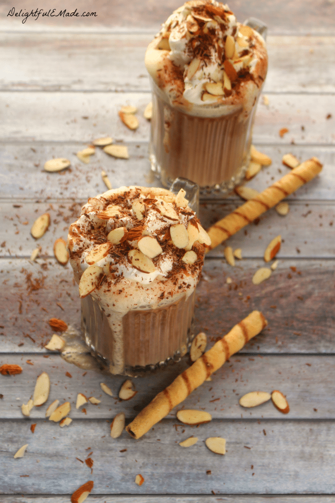Flavored with Amaretto Liquor for a subtle almond flavor and rich chocolate, this Amaretto Hot Chocolate is the most decadently delicious drink perfect for a cold night!