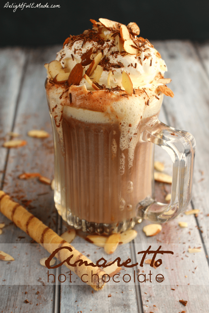 Amaretto Hot Chocolate by Delightful E Made