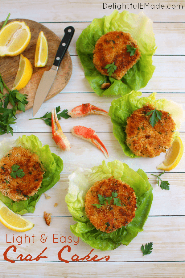 The best crab cakes you'll ever have! Filled with sweet, delicious Alaskan Snow Crab, and seasoned with fresh ingredients, these crab cakes will be a perfect dinner solution any night of the week!