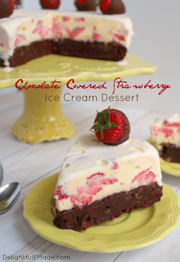 Easy Strawberry Ice Cream Cake Recipe - Play Party Plan