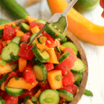 Cucumber Melon Fruit Salad