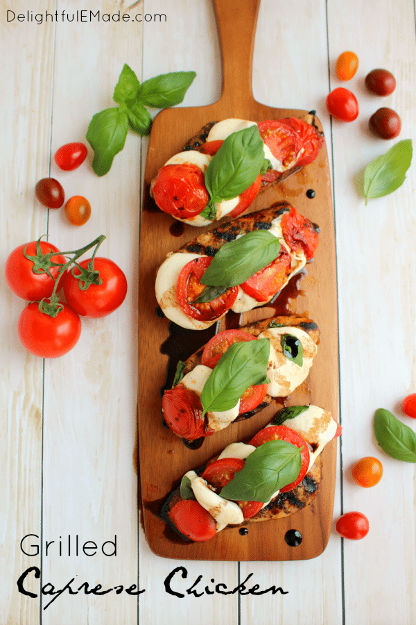 Grilled Caprese Chicken