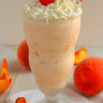 Love Chick-fil-A Peach Milkshakes? My Copycat Chick-fil-A Peach Milkshake has delicious chunks of fresh peaches, and creamy vanilla ice cream blended together for the most amazing shake right at home!