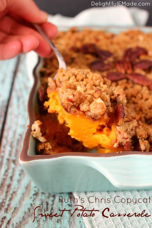 Ruth Chris Sweet Potato Casserole - The BEST Sweet Potato Casserole!