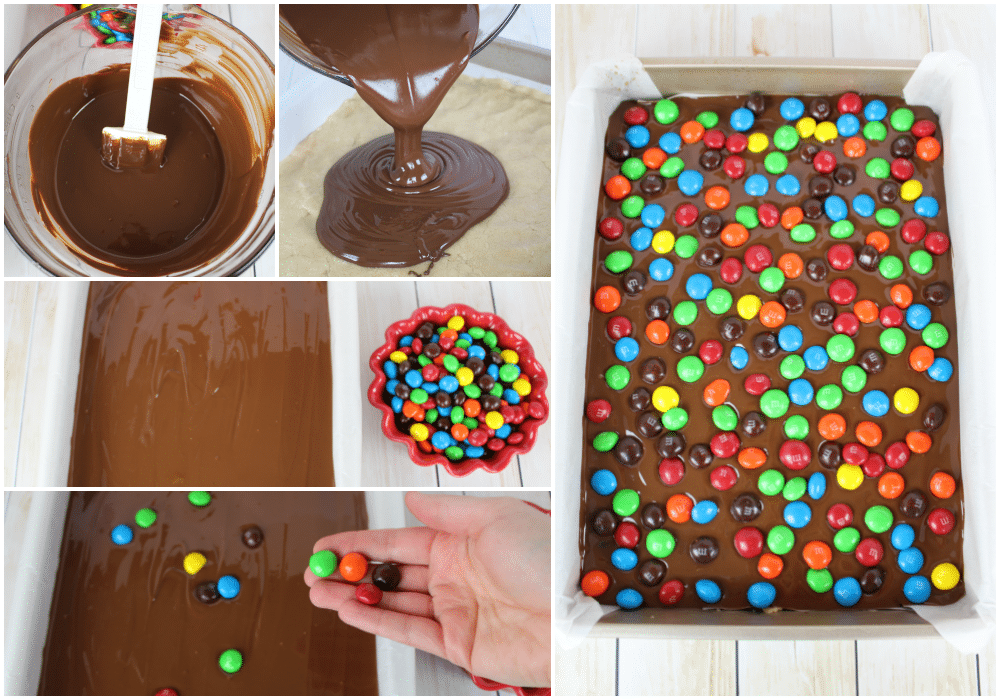 If you're a chocolate and peanut butter lover, these brownies are for you! Rich, fudgy brownies are layered with peanut butter filling, a chocolate peanut butter ganache and topped with Peanut Butter M&M's® candies! The perfect treat for family game night, or anytime you're in the mood for a chocolate and peanut butter treat!