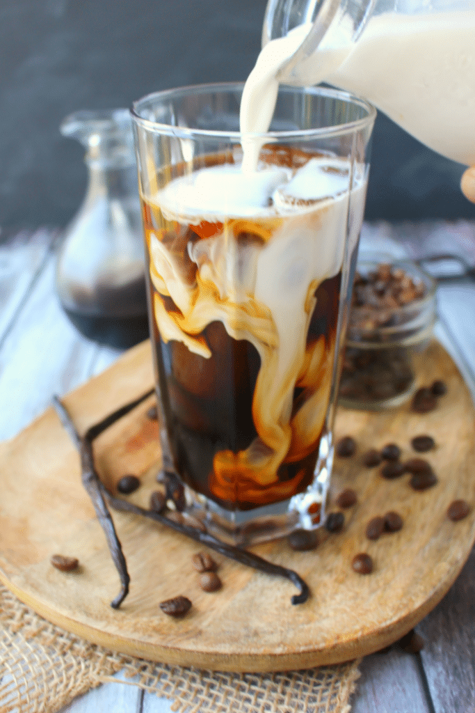 Vanilla Bean Iced Coffee - The EASIEST Vanilla Iced Coffee recipe!