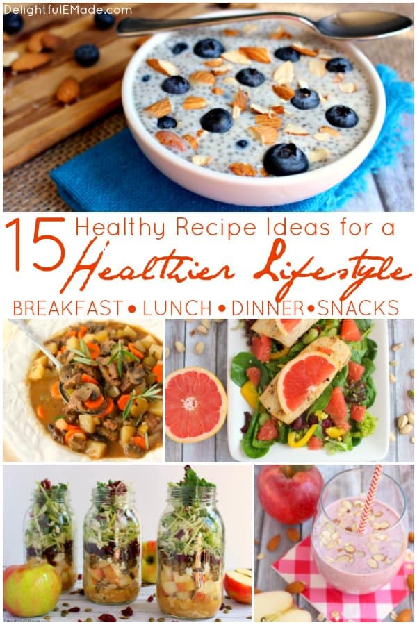 Looking to start a weight loss journey or maybe just need to add some healthier meal options into your everyday routine?  These 15 simple, easy and fresh recipes are just as satisfying as they are delicious!  Great for jump-starting your healthy New Years resolutions, too!