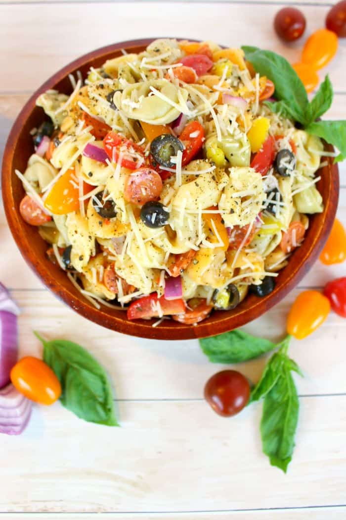 Italian Tortellini Pasta Salad