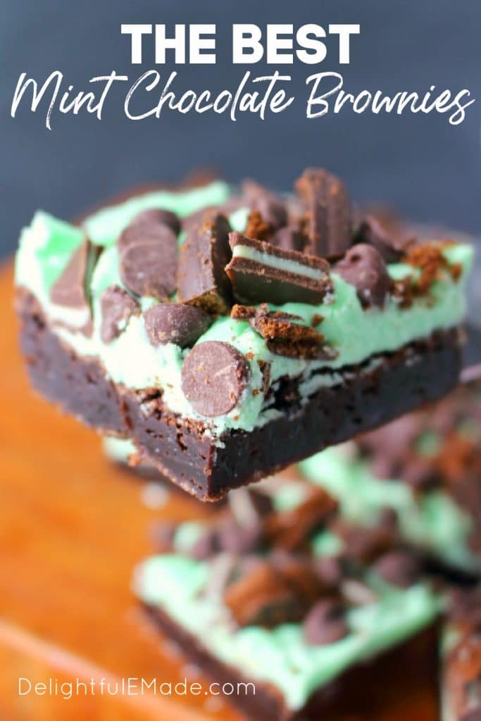 If you loved this delicious mint brownie recipe, be sure to check out some of my other similar treats: Ultimate Mint Chocolate Bark Double Chocolate Mint Truffle Cookies Mint Hot Chocolate Mint Chocolate Martini Triple Chocolate Fudge Brownies Triple Chocolate Espresso Brownies