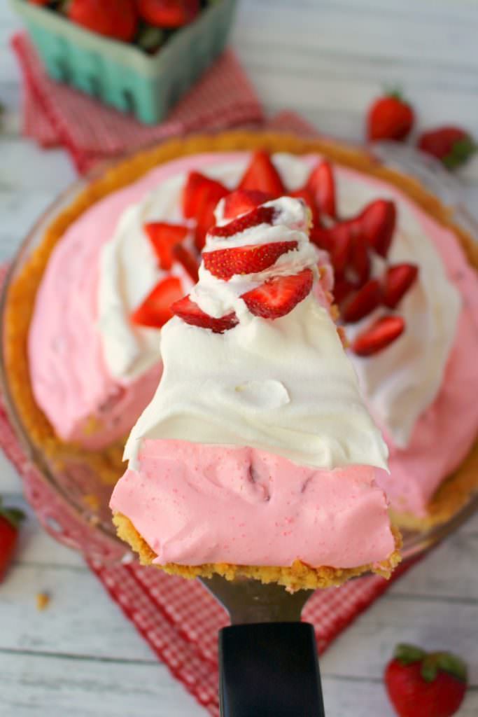 The most amazing strawberry pie recipe you'll ever have! Not only is this recipe easy and no-bake, its made with fresh strawberries, cream cheese and a Golden OREO crust. It's perfect for Easter, Mother's Day or any spring or summer celebration!