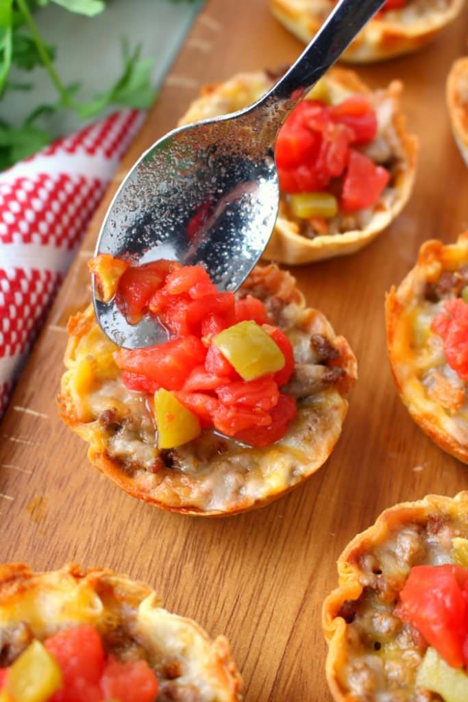 Easy Baked Mini Tacos - Delightful E Made