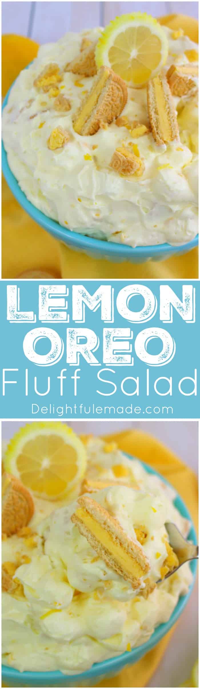 Lemon Oreo Fluff Salad Delightful E Made