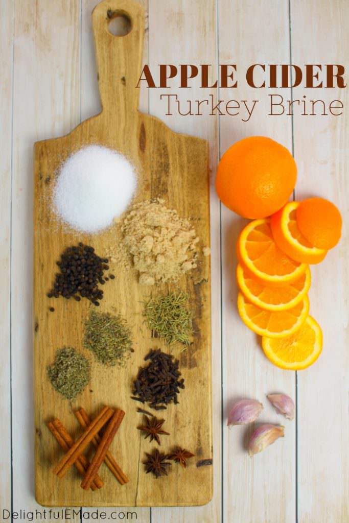 Apple Cider Turkey Brine - The BEST FLAVORFUL Turkey Brine Recipe!