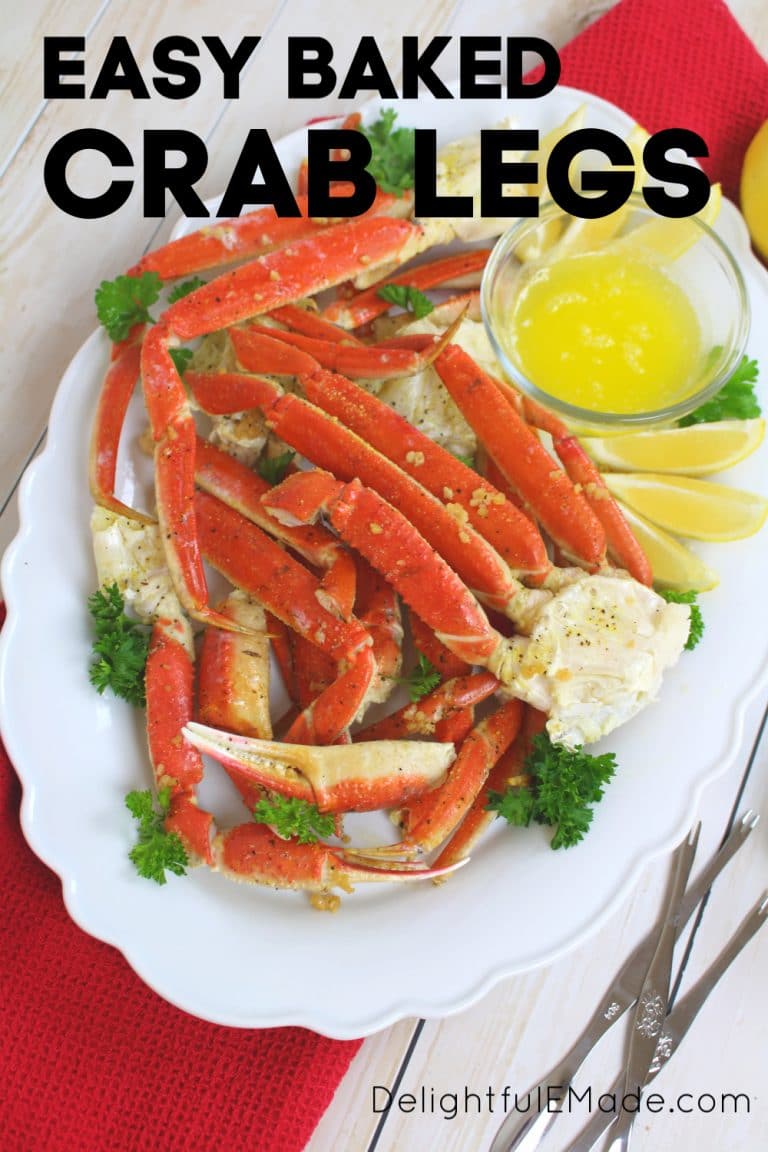 Oven Baked Snow Crab Legs - Delightful E Made