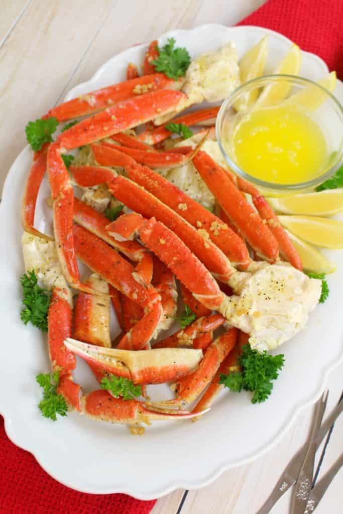 Oven Baked Snow Crab Legs - Delightful E Made