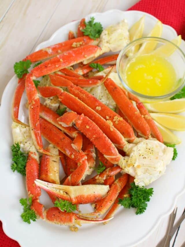 Easy Baked Snow Crab Legs - Delightful E Made