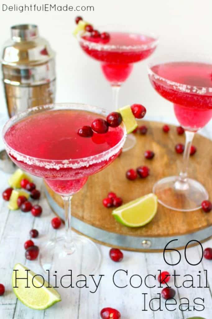 60 Amazing Holiday Cocktail Ideas - Delightful E Made