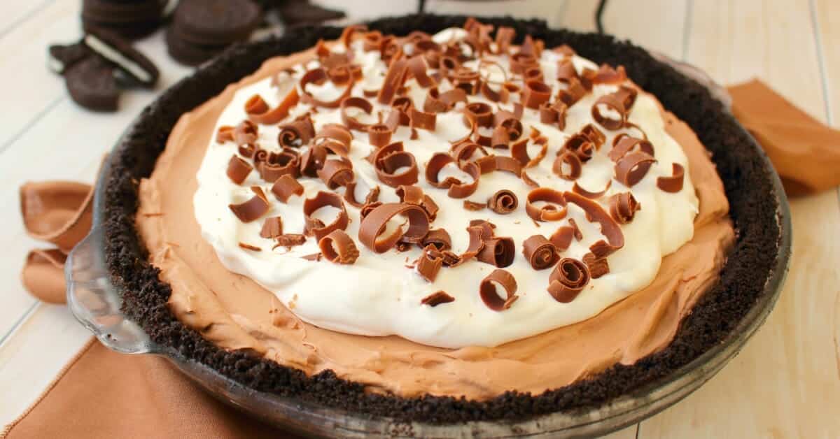 EASY & AMAZING No Bake Chocolate Cream Pie Delightful E Made