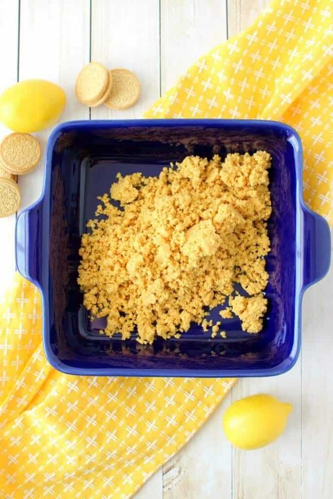 If you love an amazing lemon dessert, then these No Bake Lemon Cheesecake Bars will be your new bae! Made with a lemon OREO crust, and a creamy, no bake cheesecake filling, these easy cheesecake bars will be your new go-to dessert!