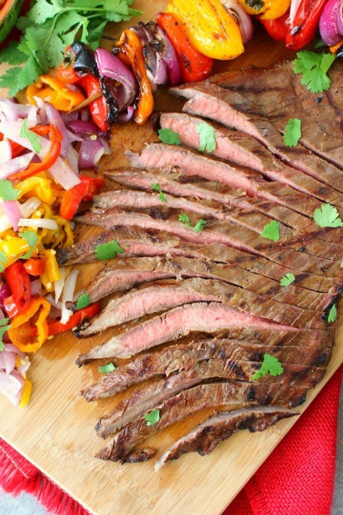 Grilled Steak Fajitas - Delightful E Made