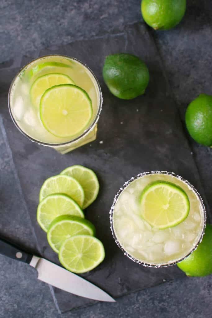 Enjoy your favorite cocktail without all of the guilt! This simple Skinny Margarita is an amazing way to imbibe without all of the calories and sugar. Fresh, easy and completely delicious!