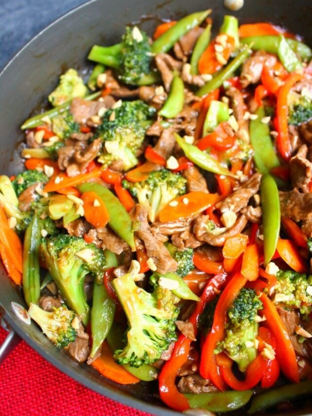 Vegetable Beef Stir Fry - Delightful E Made