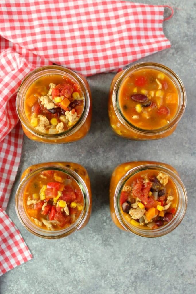 The most flavorful, delicious Healthy Turkey Chili Recipe out there! Made with lean ground turkey, bell peppers, beans and a few other ingredients, this is definitely the best Turkey Chili Recipe I've ever made!