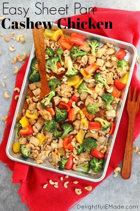 Healthy Cashew Chicken Recipe