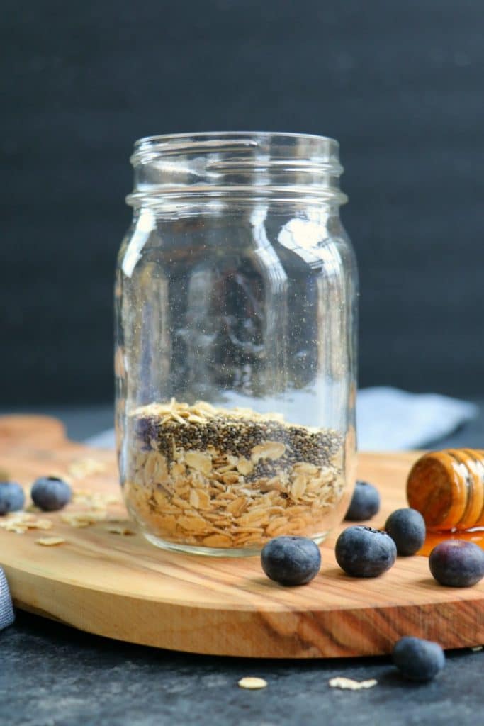 This recipe for Blueberry Overnight Oats will be your new go-to healthy breakfast! Perfect for meal prep, learning how to make overnight oats is a great way to have a healthy start to your day!