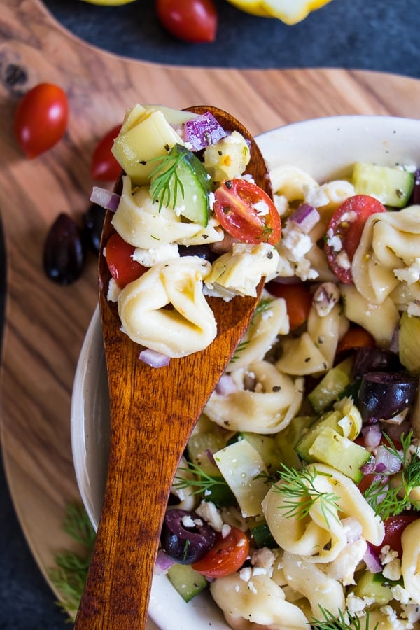 Easy Greek Tortellini Salad | How to Make Tortellini Salad the EASY way!