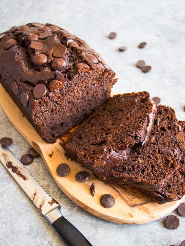 Easy Double Chocolate Banana Bread - Delightful E Made