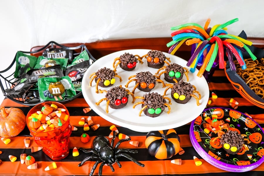 halloween candy buffet